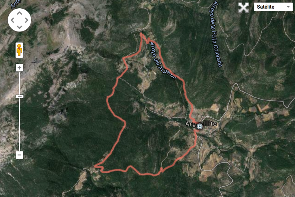 RUTA BTT YESTE - Ruta circular Arguellite-Prados-Rincon Cavero